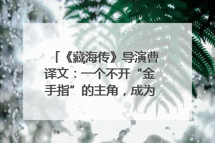 《藏海传》导演曹译文：一个不开“金手指”的主角，成为苍生守护者