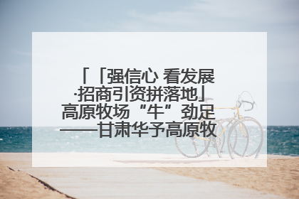 「强信心 看发展·招商引资拼落地」高原牧场“牛”劲足——甘肃华予高原牧场高标准奶牛肉牛养殖项目一线见闻