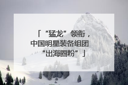 “猛龙”领衔，中国明星装备组团“出海圈粉”