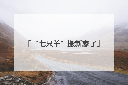 “七只羊”搬新家了