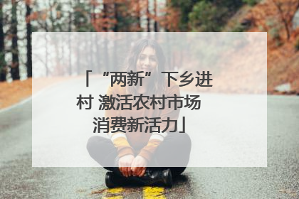 “两新”下乡进村 激活农村市场消费新活力