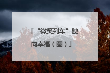 “微笑列车”驶向幸福（图）