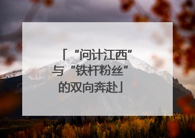 “问计江西”与“铁杆粉丝”的双向奔赴