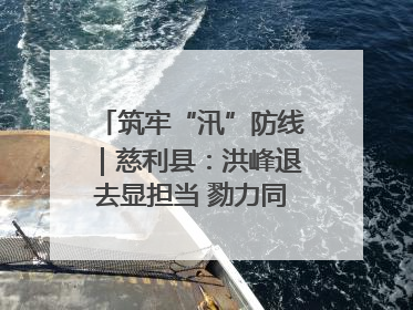 筑牢“汛”防线｜慈利县：洪峰退去显担当 勠力同心启新篇
