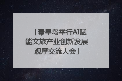 秦皇岛举行AI赋能文旅产业创新发展观摩交流大会