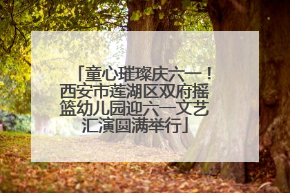 童心璀璨庆六一！西安市莲湖区双府摇篮幼儿园迎六一文艺汇演圆满举行