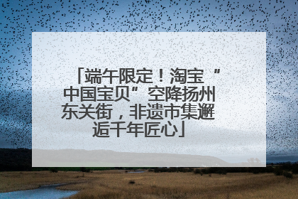 端午限定！淘宝“中国宝贝”空降扬州东关街，非遗市集邂逅千年匠心