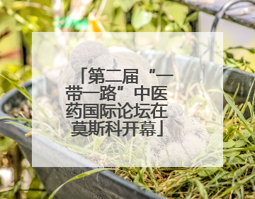 第二届“一带一路”中医药国际论坛在莫斯科开幕