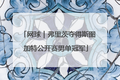 网球｜弗里茨夺得斯图加特公开赛男单冠军