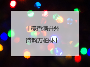 粽香满并州 诗韵万柏林