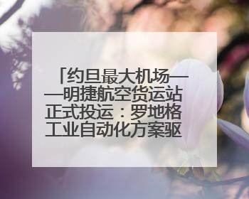 约旦最大机场——明捷航空货运站正式投运：罗地格工业自动化方案驱动中东物流未来新航向