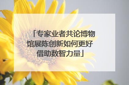 专家业者共论博物馆展陈创新如何更好借助数智力量