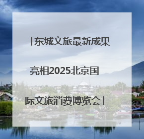 东城文旅最新成果亮相2025北京国际文旅消费博览会