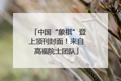 中国“象棋”登上顶刊封面！来自高福院士团队