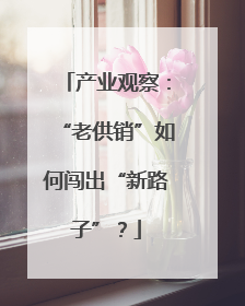 产业观察：“老供销”如何闯出“新路子”？