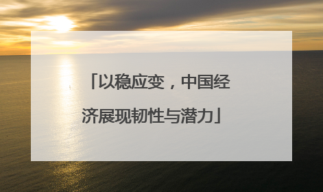 以稳应变，中国经济展现韧性与潜力