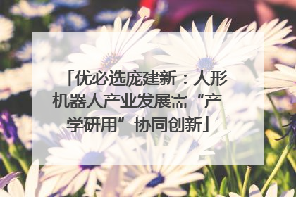 优必选庞建新：人形机器人产业发展需“产学研用”协同创新