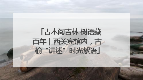 古木阅吉林 树语藏百年｜西关宾馆内，古榆“讲述”时光絮语