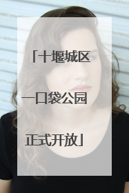 十堰城区一口袋公园正式开放