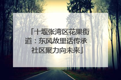 十堰张湾区花果街道：东风故里话传承 社区聚力向未来