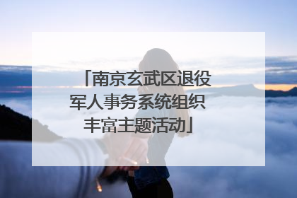 南京玄武区退役军人事务系统组织丰富主题活动
