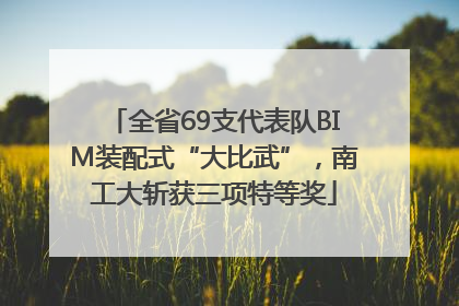 全省69支代表队BIM装配式“大比武”，南工大斩获三项特等奖