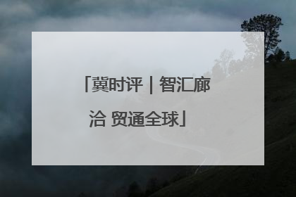 冀时评｜智汇廊洽 贸通全球