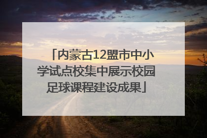 内蒙古12盟市中小学试点校集中展示校园足球课程建设成果