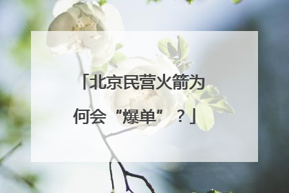 北京民营火箭为何会“爆单”？