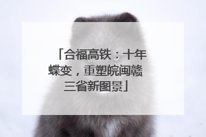 合福高铁：十年蝶变，重塑皖闽赣三省新图景