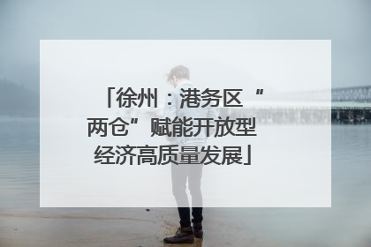 徐州：港务区“两仓”赋能开放型经济高质量发展