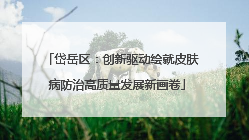 岱岳区：创新驱动绘就皮肤病防治高质量发展新画卷