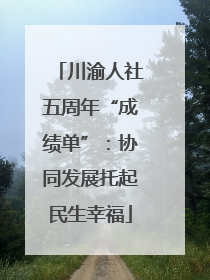 川渝人社五周年“成绩单”：协同发展托起民生幸福