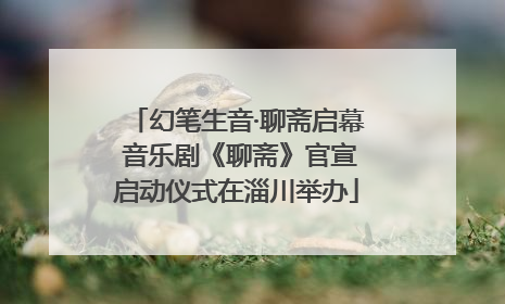 幻笔生音·聊斋启幕 音乐剧《聊斋》官宣启动仪式在淄川举办