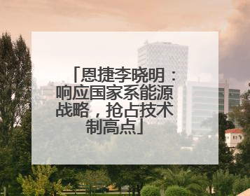 恩捷李晓明：响应国家系能源战略，抢占技术制高点