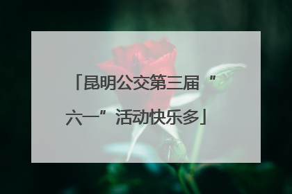 昆明公交第三届“六一”活动快乐多