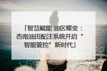 智慧赋能 油区蝶变：杏南油田配注系统开启“智能管控”新时代