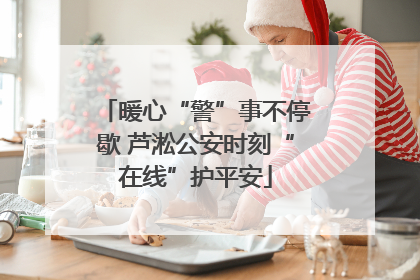暖心“警”事不停歇 芦淞公安时刻“在线”护平安