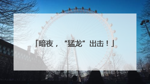 暗夜，“猛龙”出击！