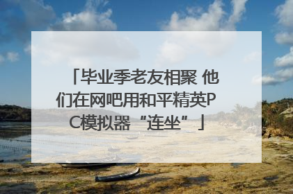 毕业季老友相聚 他们在网吧用和平精英PC模拟器“连坐”