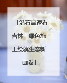 沿着高速看吉林｜绿色施工绘就生态新画卷