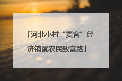 河北小村“麦客”经济铺就农民致富路