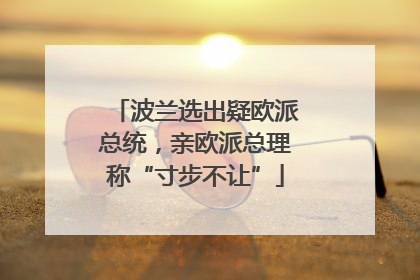 波兰选出疑欧派总统，亲欧派总理称“寸步不让”