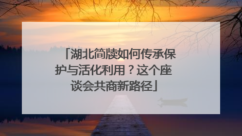 湖北简牍如何传承保护与活化利用？这个座谈会共商新路径