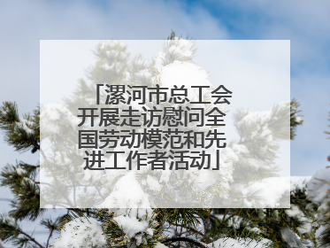 漯河市总工会开展走访慰问全国劳动模范和先进工作者活动