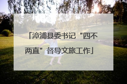 漳浦县委书记“四不两直”督导文旅工作