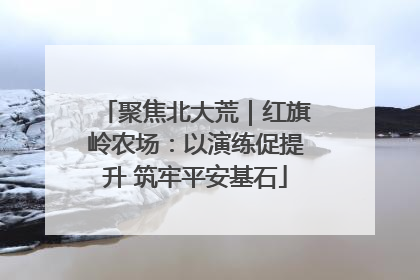 聚焦北大荒｜红旗岭农场：以演练促提升 筑牢平安基石