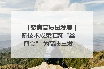 聚焦高质量发展｜新技术成果汇聚“丝博会” 为高质量发展注入新动能