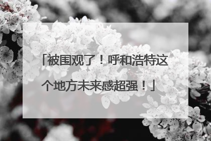 被围观了！呼和浩特这个地方未来感超强！