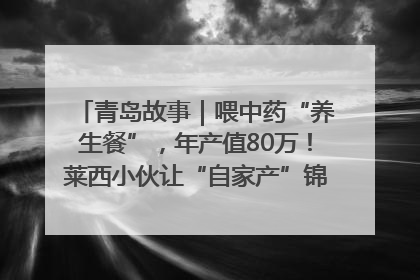 青岛故事｜喂中药“养生餐”，年产值80万！莱西小伙让“自家产”锦鲤“游”向全国